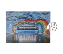 Pussel 1000 bitar Subway Art Rainbow