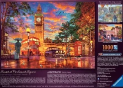 Pussel 1000 bitar Sunset At Parliament Square