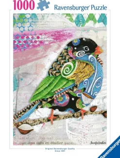 Pussel 1000 bitar Swirly Bird