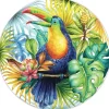 Pussel 1000 bitar Tropical Toucan, Round