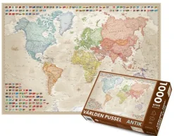 Pussel 1000 bitar världen antik