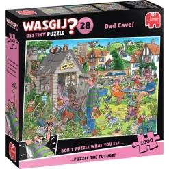 Pussel 1000 bitar Wasgij Destiny 28 : Dad Cave!