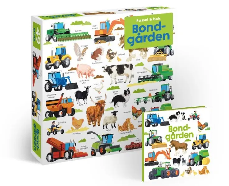 Pussel & bok: Bondgården