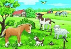 Pussel 2x12 bitar Baby Farm Animals