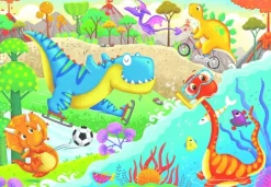 Pussel 2x12 bitar My Dino Friends