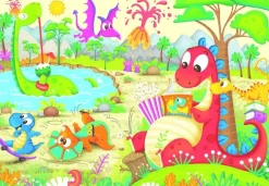 Pussel 2x12 bitar My Dino Friends