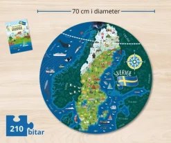 Pussla, lär och upptäck Sverige