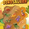 Pyssla och måla : Dinosaurier, med 3D klistermärken
