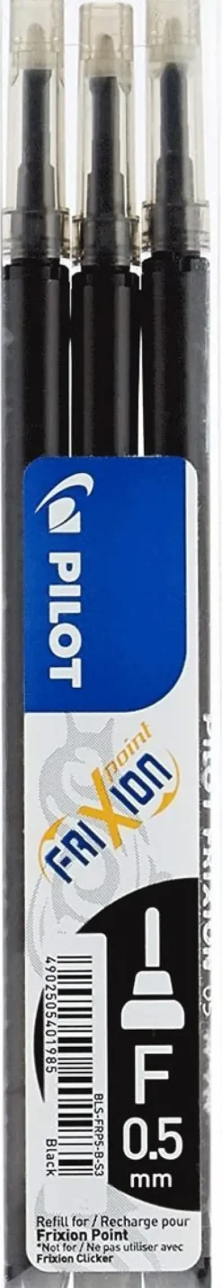 Refill Frixion Point 0,5 Synergy-Tip 3-pack svart