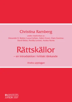 Rättskällor : en introduktion i kritiskt tänkande
