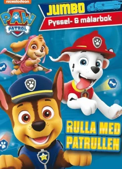 Rulla med Patrullen : pyssel och målarbok