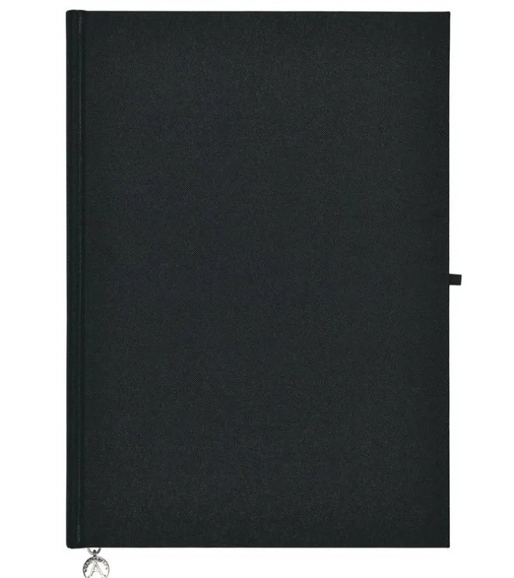 Skissbok A4 inbunden svart
