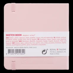 Skissbok 12x12cm Art Creation rosa