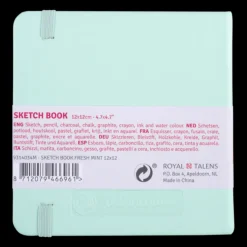 Skissbok 12x12cm Art Creation mintgrön