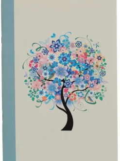 Skrivhäfte A6 linjerad Blomträd