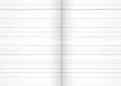 Skrivhäfte A6 linjerad Elin blomma rosa