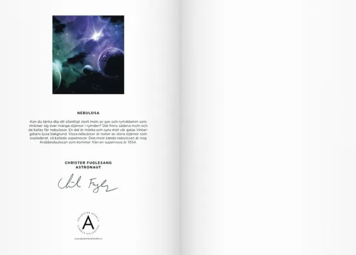 Skrivhäfte A4 olinjerad Nebulosa