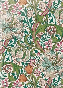 Skrivhäfte A6 3-pack - William Morris : Strawberry Thief Blush