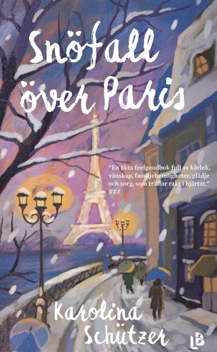 Snöfall över Paris