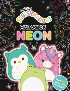 Squishmallows. Målarbok neon