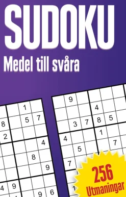 Sudoku : medel til svåra, 256 utmaningar