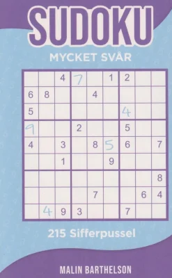 Sudoku Mycket svår