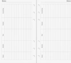 Systemkalender Regent konstläder svart