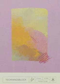 Teckningsblock A6 170g 40 blad