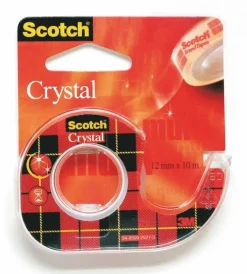 Tejp Scotch Crystal med hållare 10m x 12mm transparent