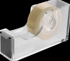 Tejphållare akryl transparent svart