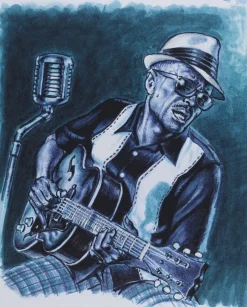 Tuschpenna PITT Artist Pen 8-pack blå The Blues