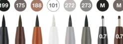 Tuschpenna PITT Artist Pen Brush 8-pack klassisk