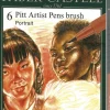 Tuschpenna PITT Artist Pen Brush 6-pack porträtt