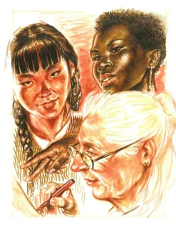 Tuschpenna PITT Artist Pen Brush 6-pack porträtt