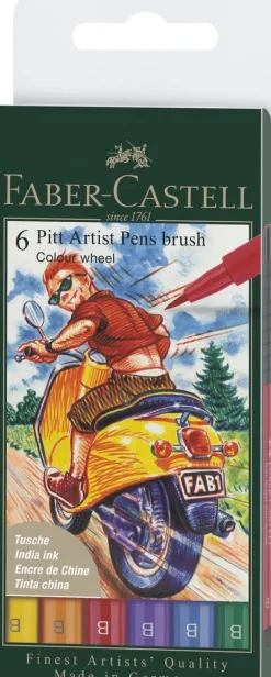 Tuschpenna PITT Artist Pen Brush 6-pack