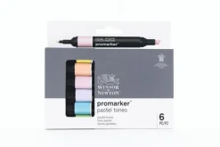 Tuschpenna Promarker 6 Pastel tones