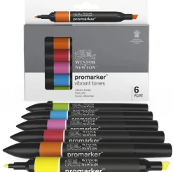 Tuschpenna Promarker 6 Vibrant tones