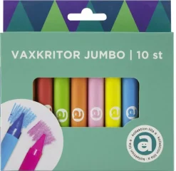 Vaxkritor Jumbo 10 färger