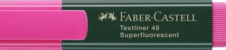 Överstrykningspenna Textliner 48 rosa