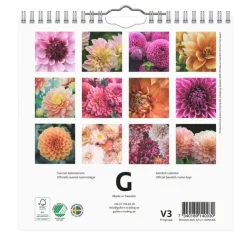 Väggkalender 2026 Blossom Mini