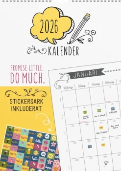 Väggkalender 2026 Doodle