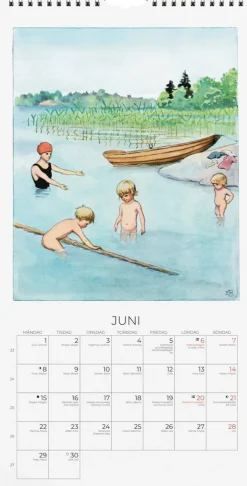 Väggkalender 2026 Elsa Beskow