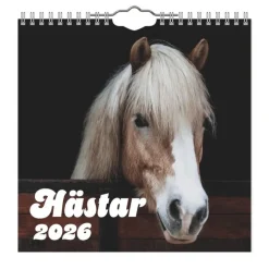 Väggkalender 2026 Hästar Mini