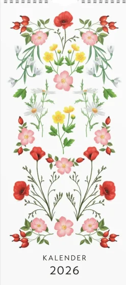 Väggkalender 2026 Lilla Blomsterkalendern