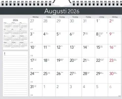 Väggkalender 2026 Miljökalendern Elegant