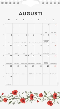 Väggkalender 2026 Mini Duo