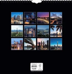 Väggkalender 2026 Skylines