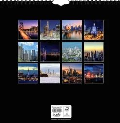 Väggkalender 2025 Skylines