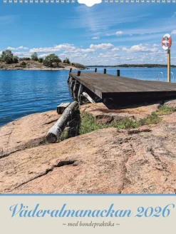 Väggkalender 2026 Väderalmanackan